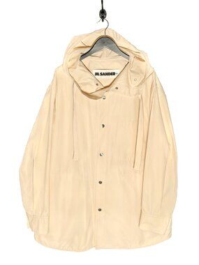 Jil Sander + Beige Organic Cotton Light Jacket